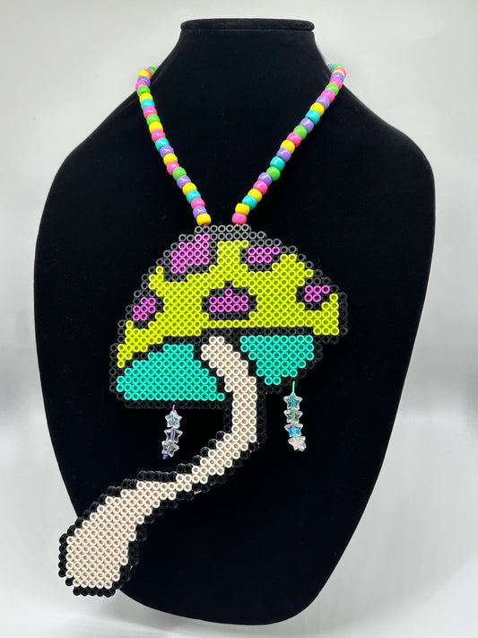 Magic Mushy Perler Necklace