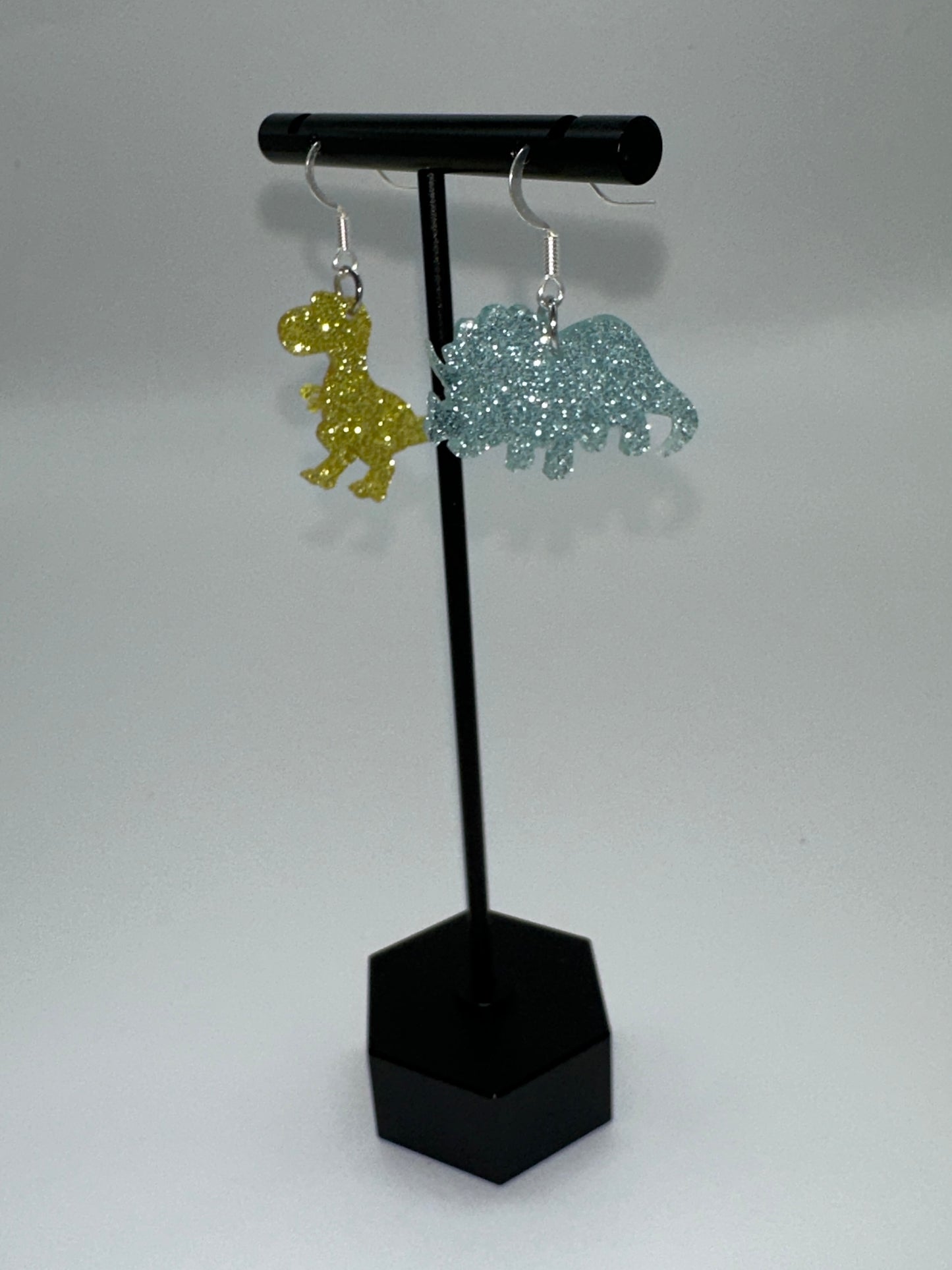 T-Rex and Triceratops Earrings