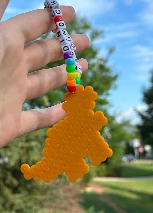 T-Rex Dino Chicken Nugget Kandi Bracelet