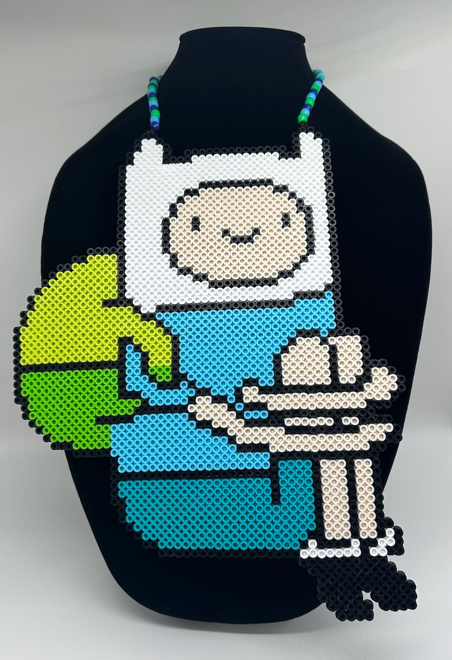 Finn The Human Perler Necklace