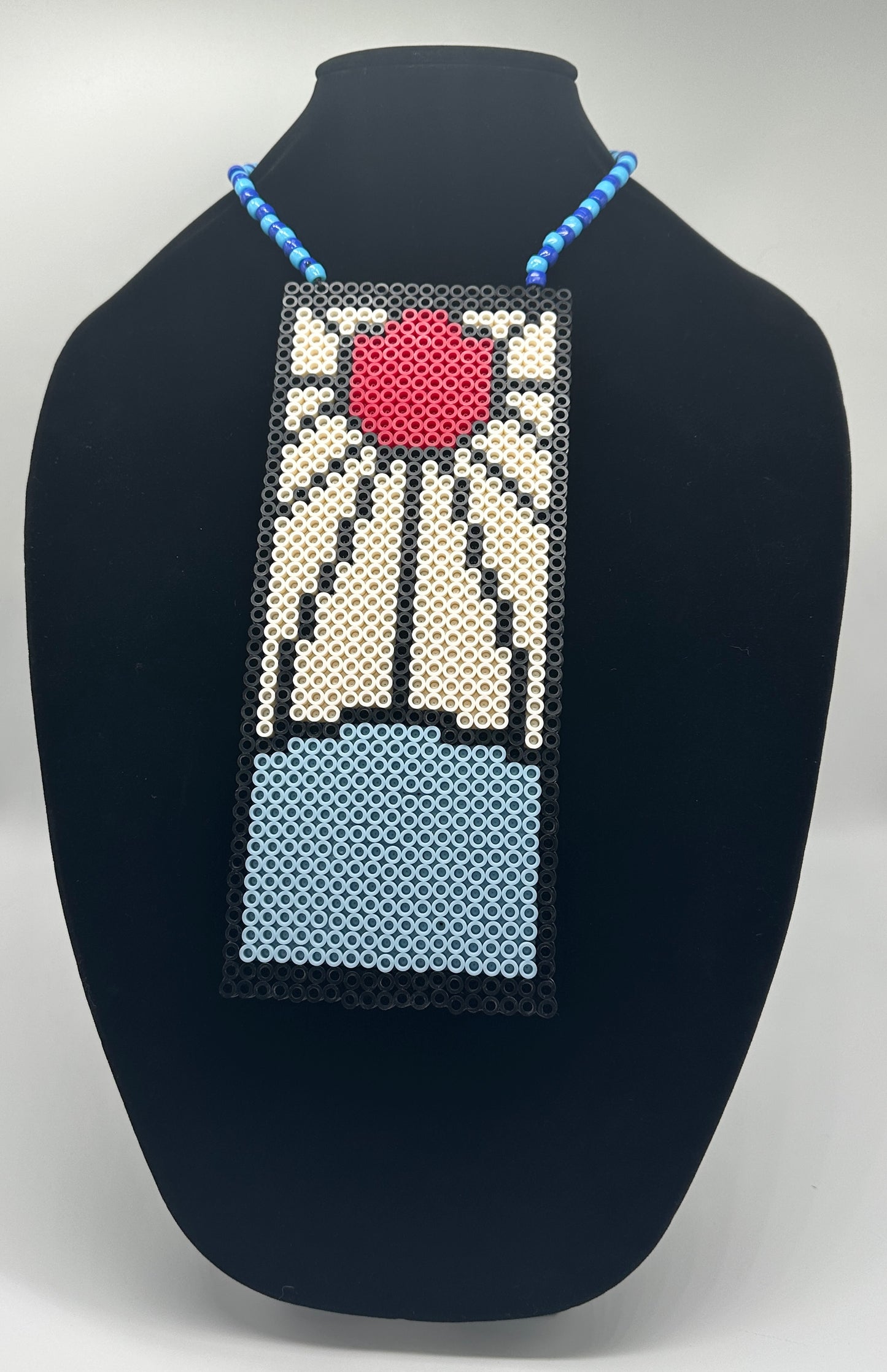 Tanjiro's Earring Perler Necklace