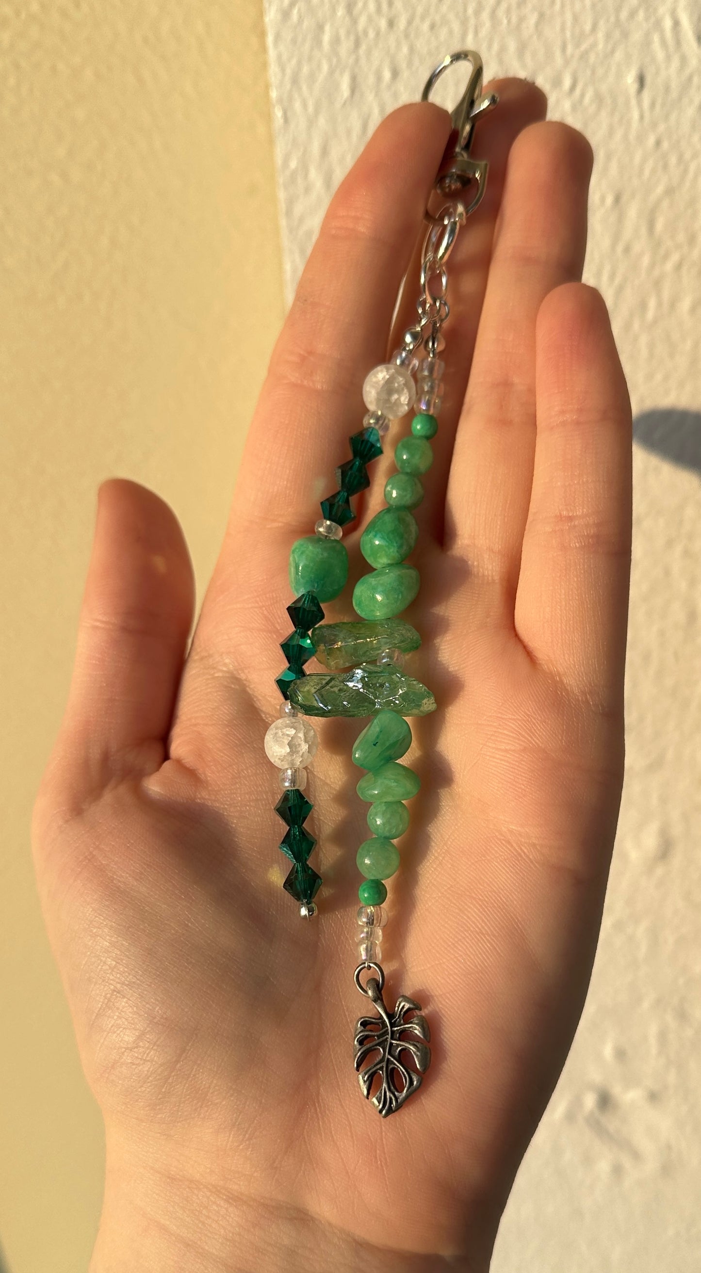 Green Goddess Keychain