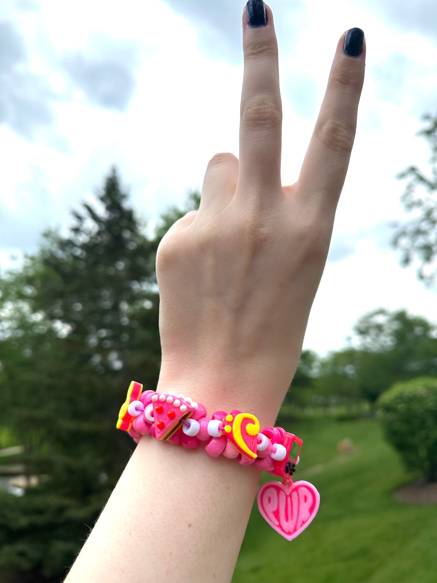 Oink Oink Mini Kandi Cuff