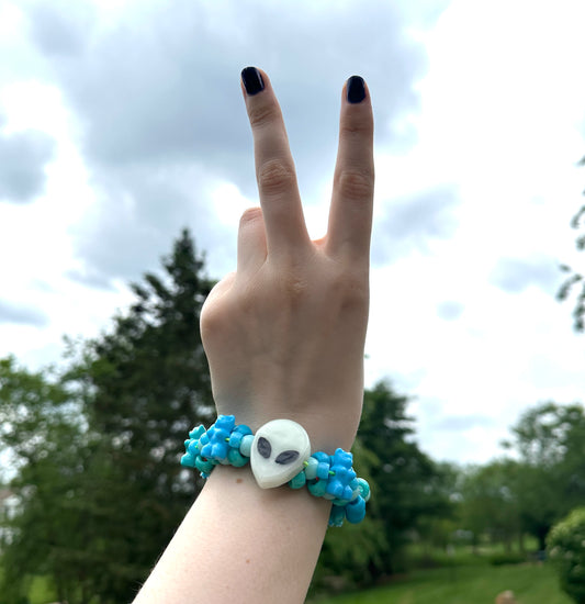 Icy Mini Kandi Cuff