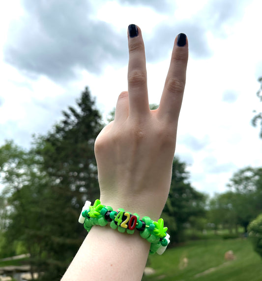 4/20 Mini Kandi Cuff