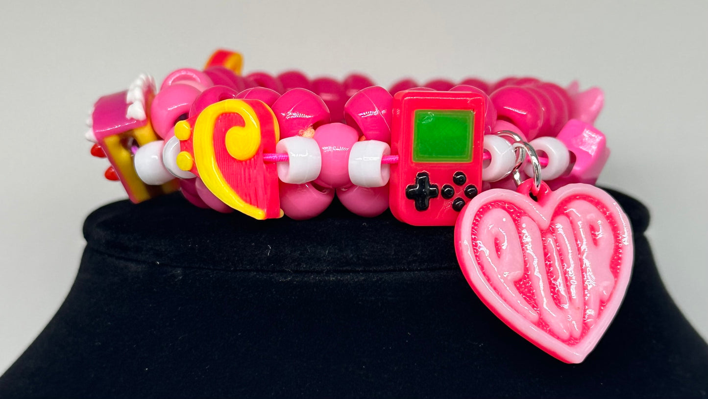 Oink Oink Mini Kandi Cuff