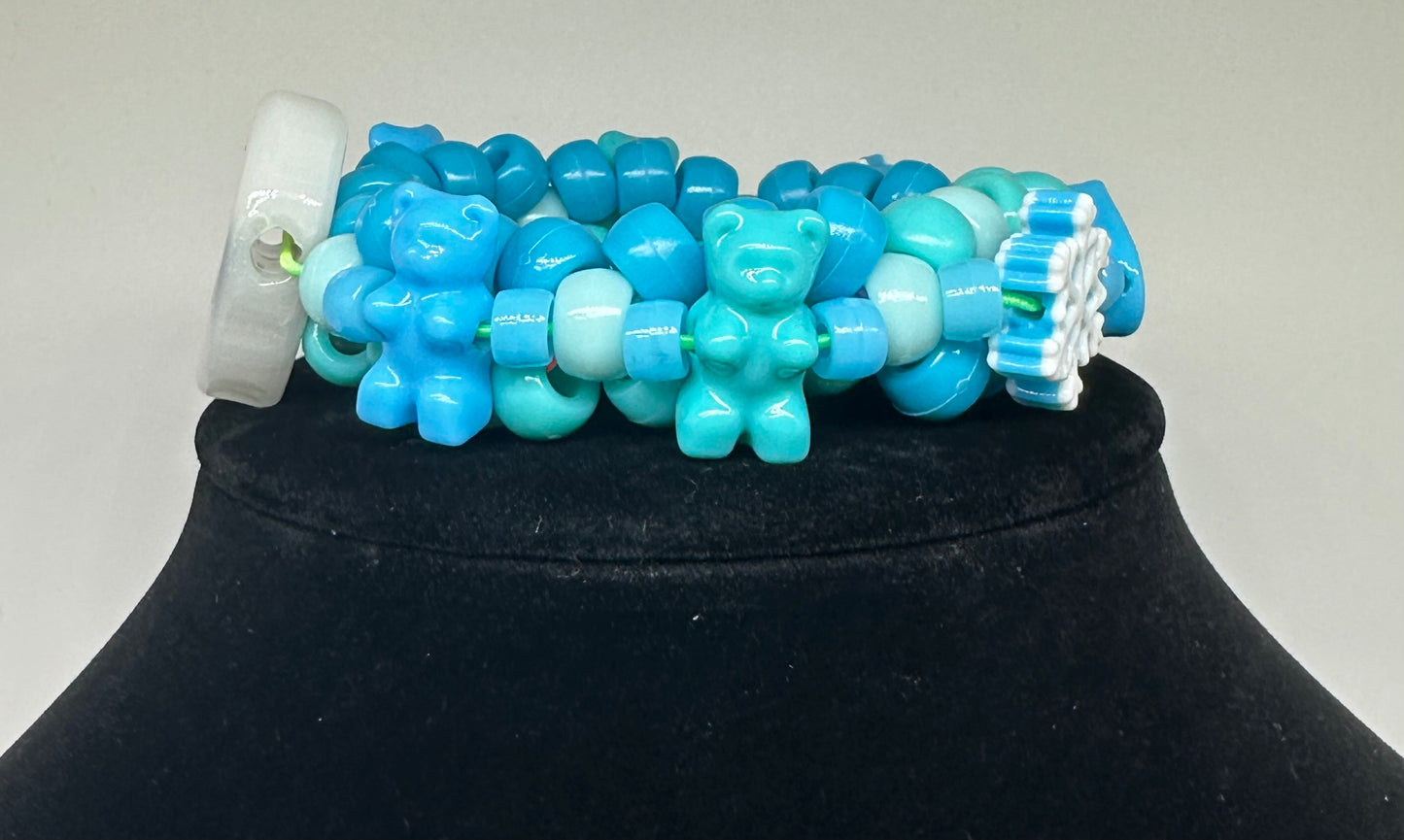 Icy Mini Kandi Cuff