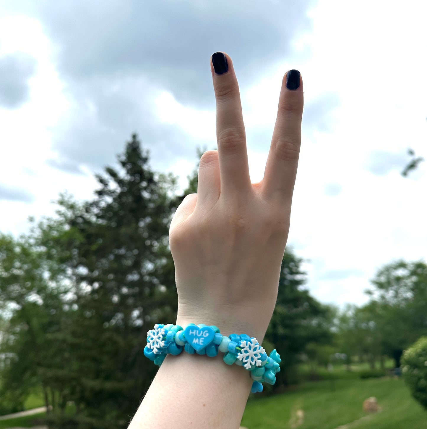 Icy Mini Kandi Cuff