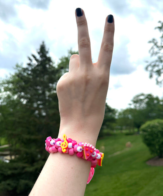 Oink Oink Mini Kandi Cuff